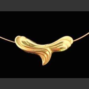 14k Yellow Gold Necklace Pendant Slide Michael Anthony Estate Jewelry 4.9gm